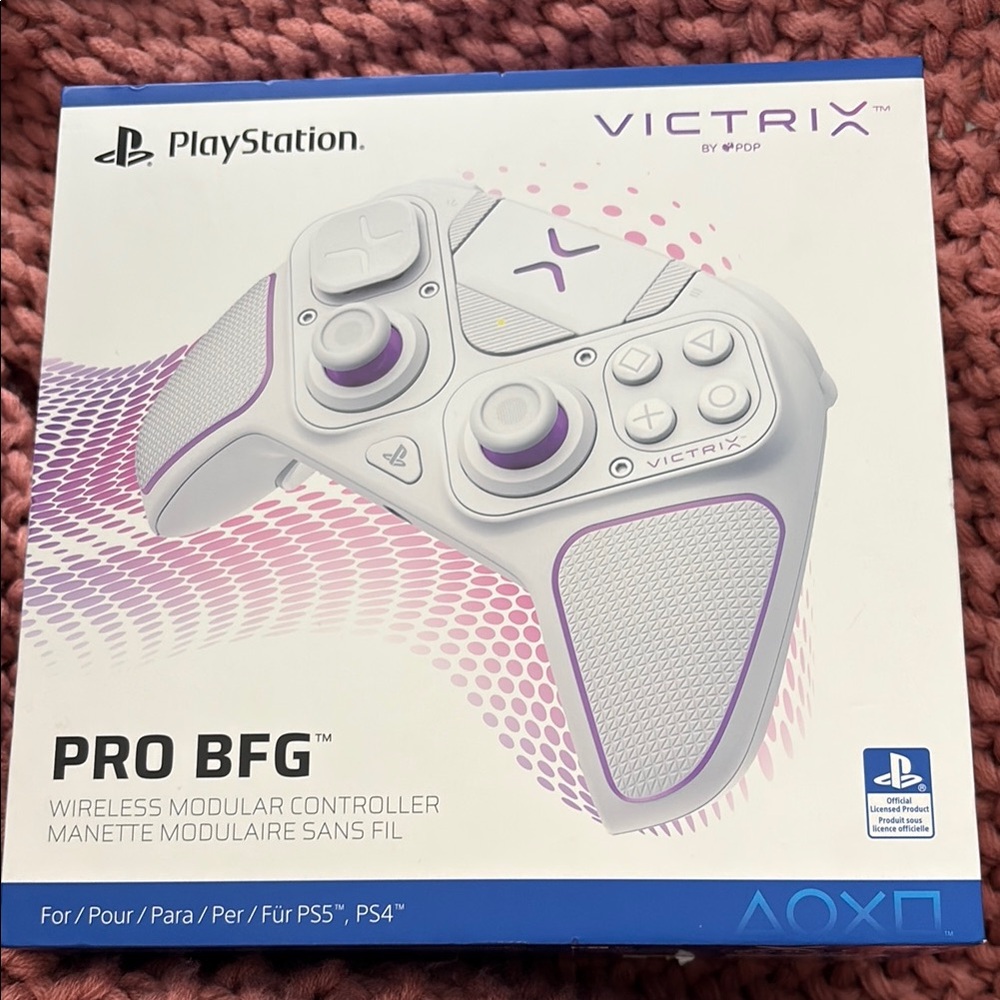 Pro BFG Wireless Modular Controller - White and Purple
